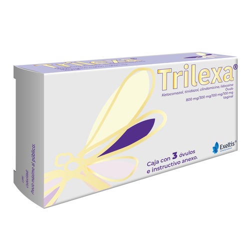 Trilexa 800 Mg/300Mg/100Mg/100Mg Caja Con 3 Óvulos 7502235760641