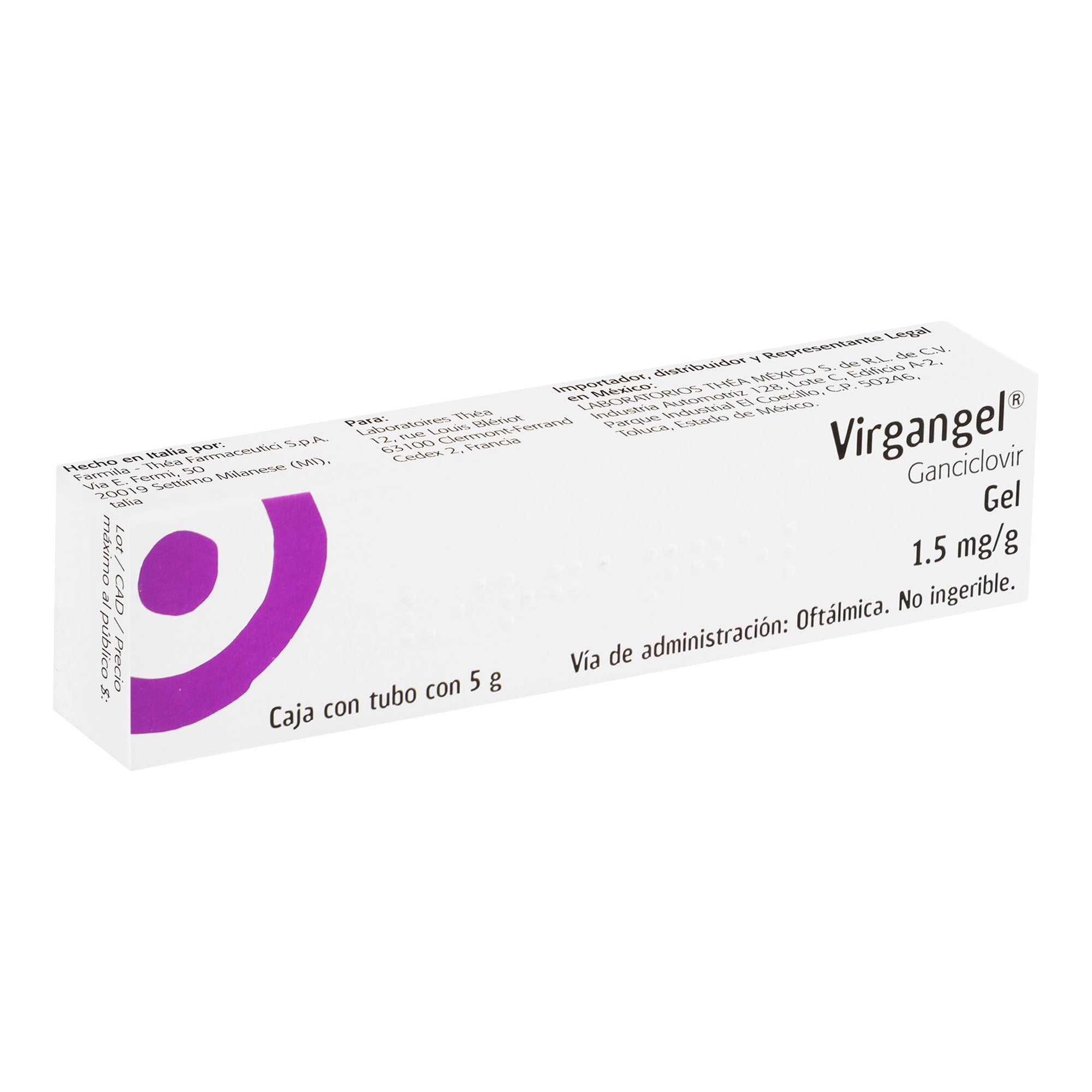 Virgan 1.5 Mg / Gr 5 Gr Naranja Gel 3662042002762 perfil 2