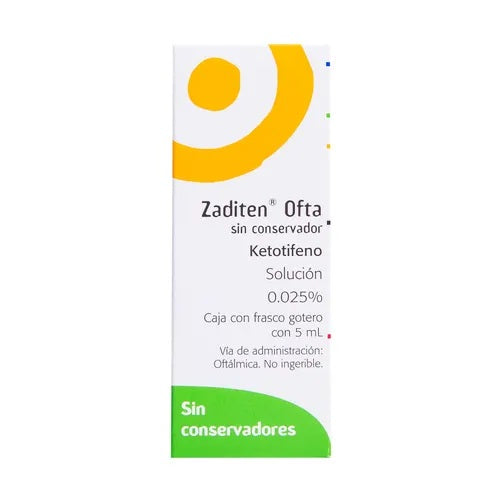 Zaditen 0.025% 5 Ml Naranja Gotas 3662042004100