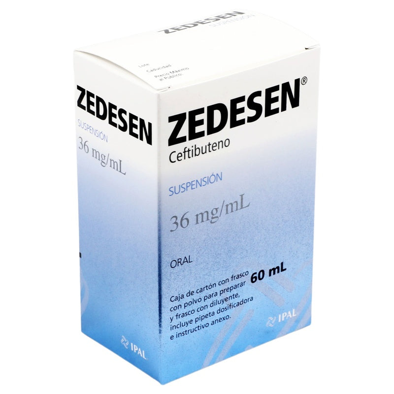 Zedesen 36 Mg Suspension Polvo Pipeta 60 Ml 7501314701278