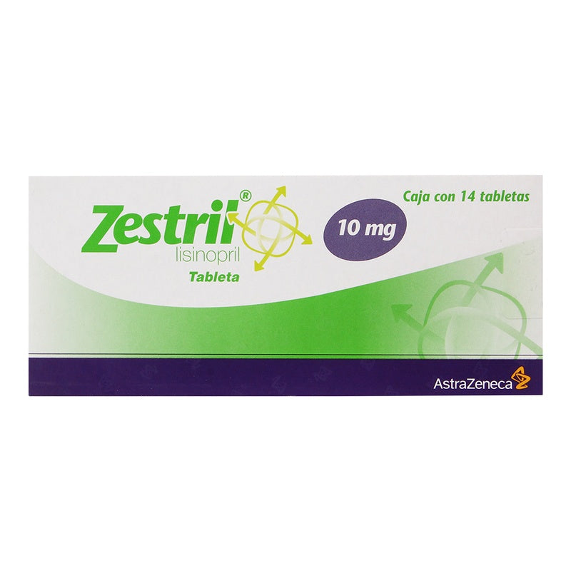 Zestril 10 Mg Con 14 Tabletas 5000456032056