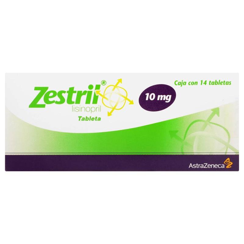 Zestril 10 Mg Con 14 Tabletas 5000456032056