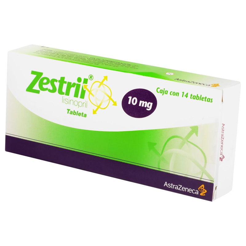 Zestril 10 Mg Con 14 Tabletas 5000456032056