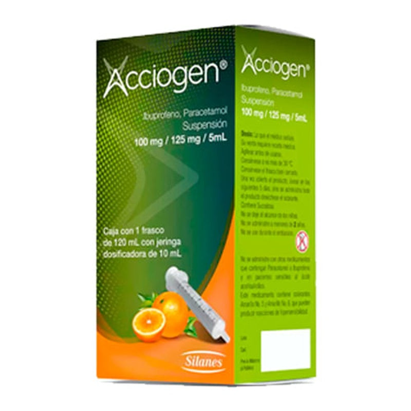 Acciogen 100 / 125 Mg / 5 Ml 120 Ml Suspensión