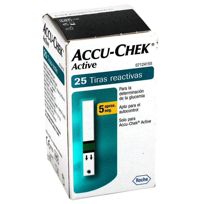 Accu-Chek Active Glucose 25 Tiras Reactivas