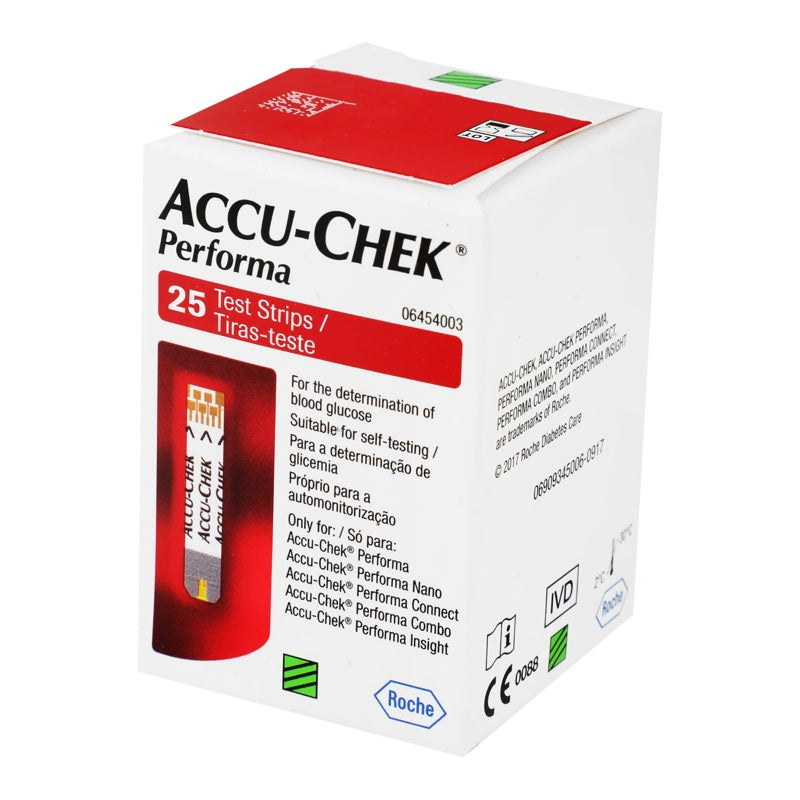 Accu-Chek Performa Tiras Reactivas Con 25