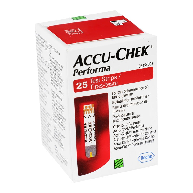 Accu-Chek Performa Tiras Reactivas Con 25