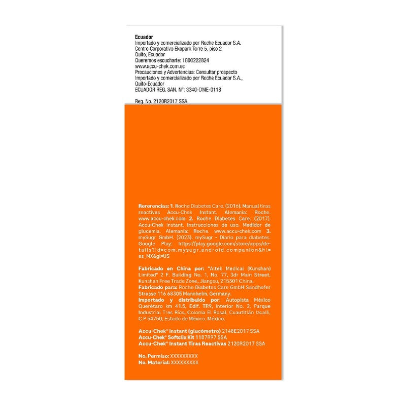 Accucheck Instant Medidor Glucosa Softiclix 7402 799192067426 14