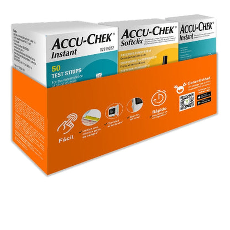 Accucheck Instant Medidor Glucosa Softiclix 7402 799192067426 7