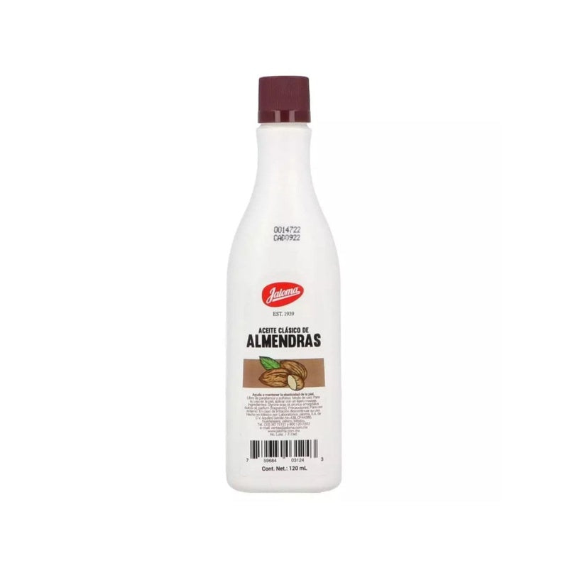 Aceite Almendras Jaloma Suav 120 Ml 759684031243
