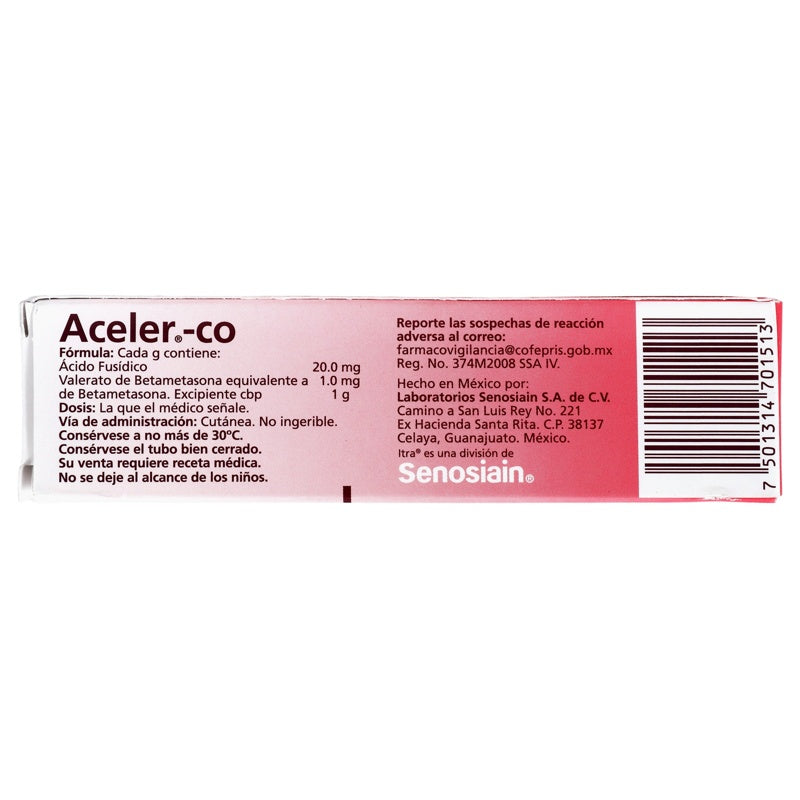Aceler Co 2 / .01% 15 Grs Crema Tópica