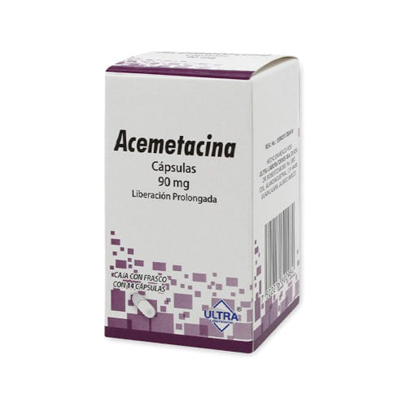 Acetamicina Acemetacina 90 Mg Con 14 Capsulas Ultra