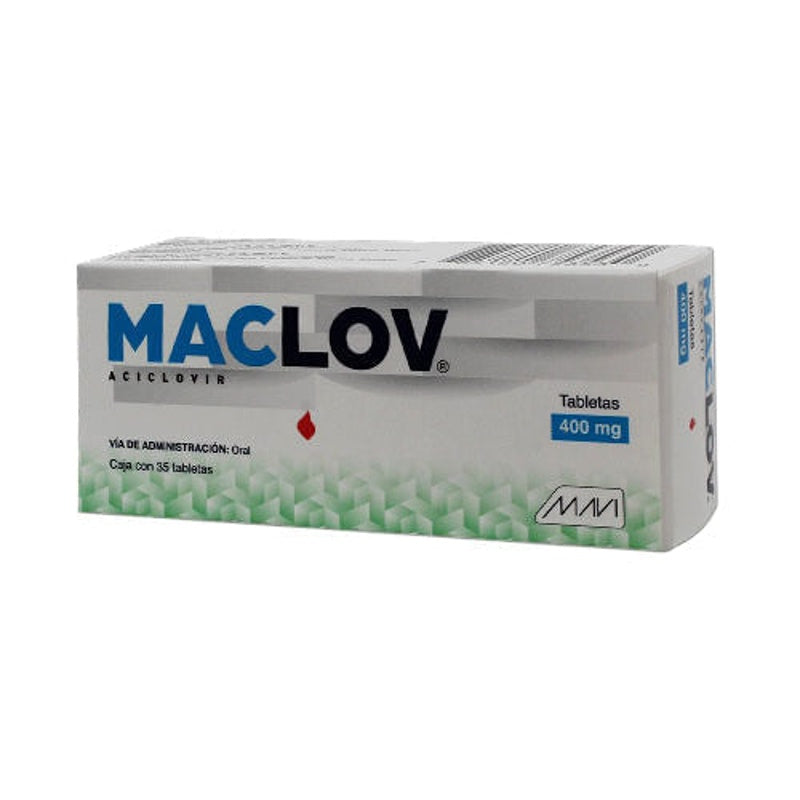 Aciclovir 400 Mg Con 35 Tabletas Maclov