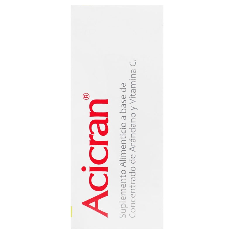 Acicran 828 Mg Con 30 Tabletas Suplemento Alimenticio