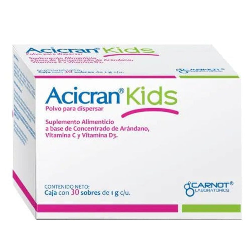 Acicran Kids 1 Gr 30 Sobres Suplemento Alimenticio