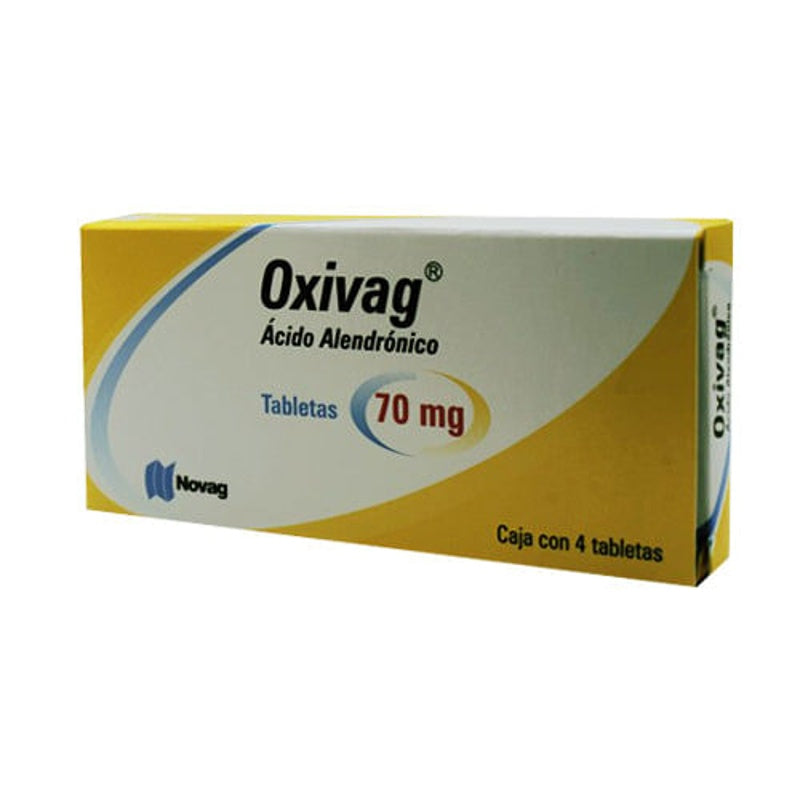 Acido Alendronico 70 Mg Con 4 Tabletas Oxivag