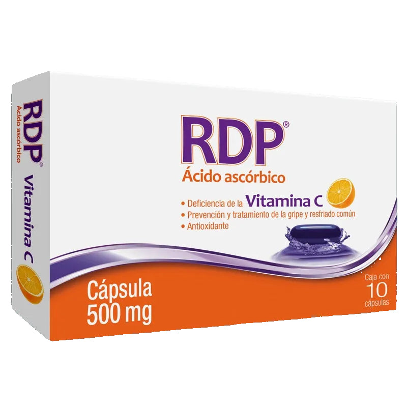 Acido Ascorbico 10 Capsulas Rdp 7503008344914