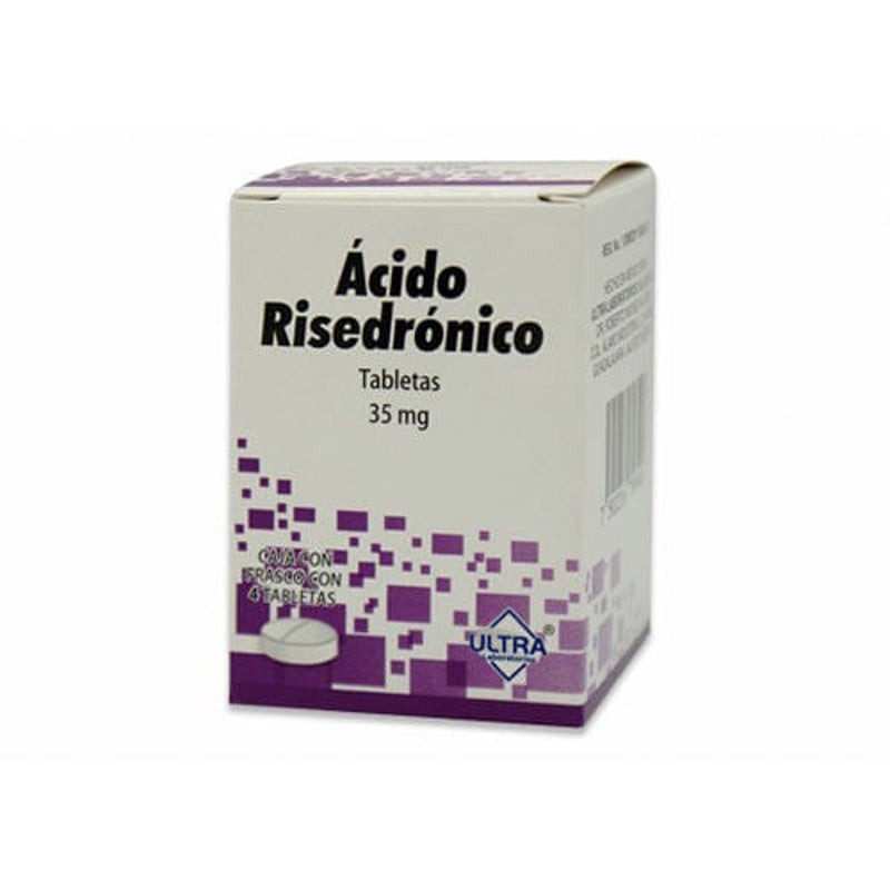 Acido Risedronico 35 Mg Con 4 Tabletas Ultra
