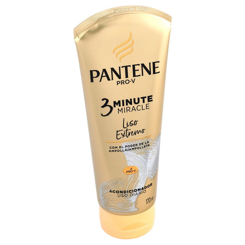 Acondicionador Pantene 3 Minute Liso Ext 170 Ml perfil 2