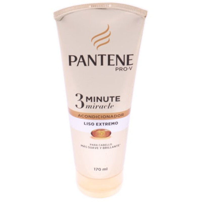 Acondicionador Pantene 3 Minute Liso Ext 170 Ml perfil 4