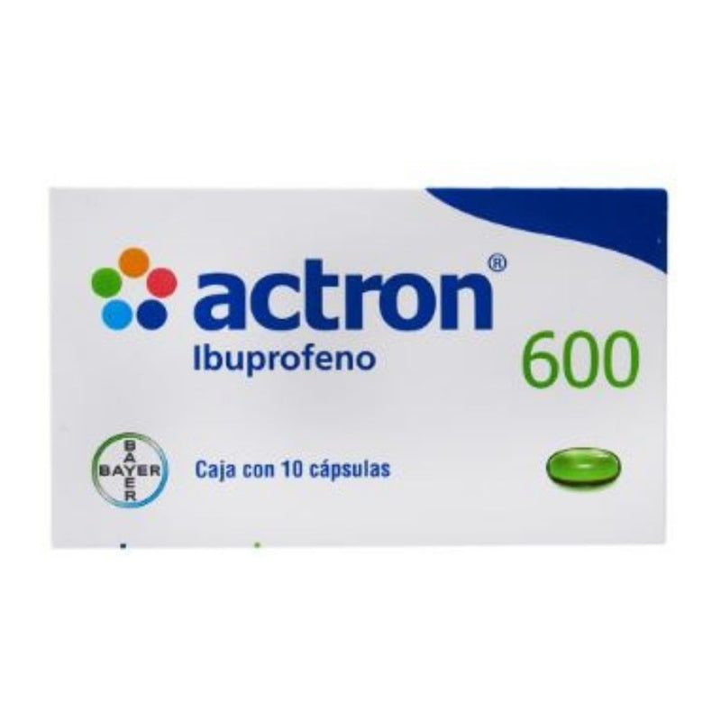 Actron 600 Mg Con 10 Capsulas
