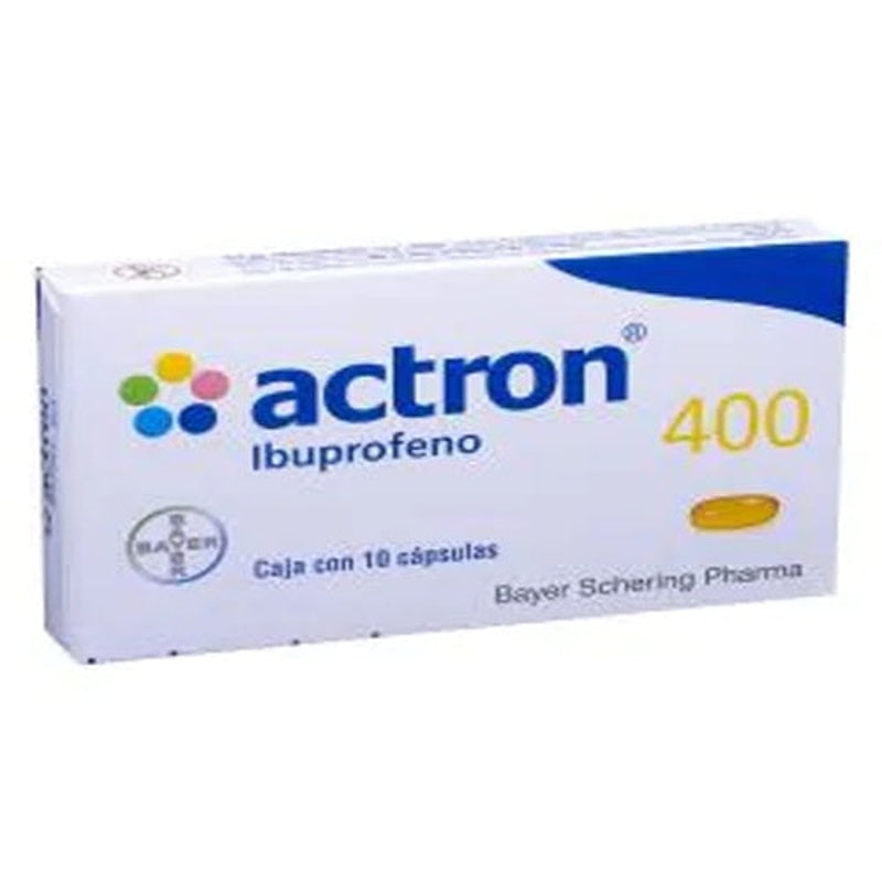 Actron Plus 400 / 100 Mg Con 10 Capsulas 7501318658189