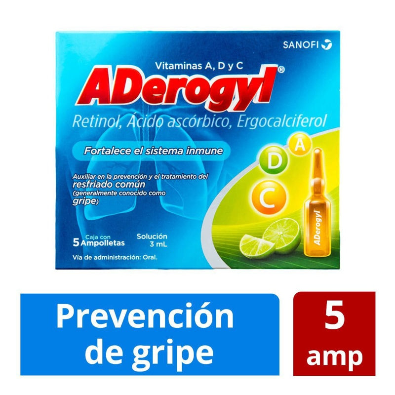 Aderogyl 15 3 Ml 5 Ampolletas