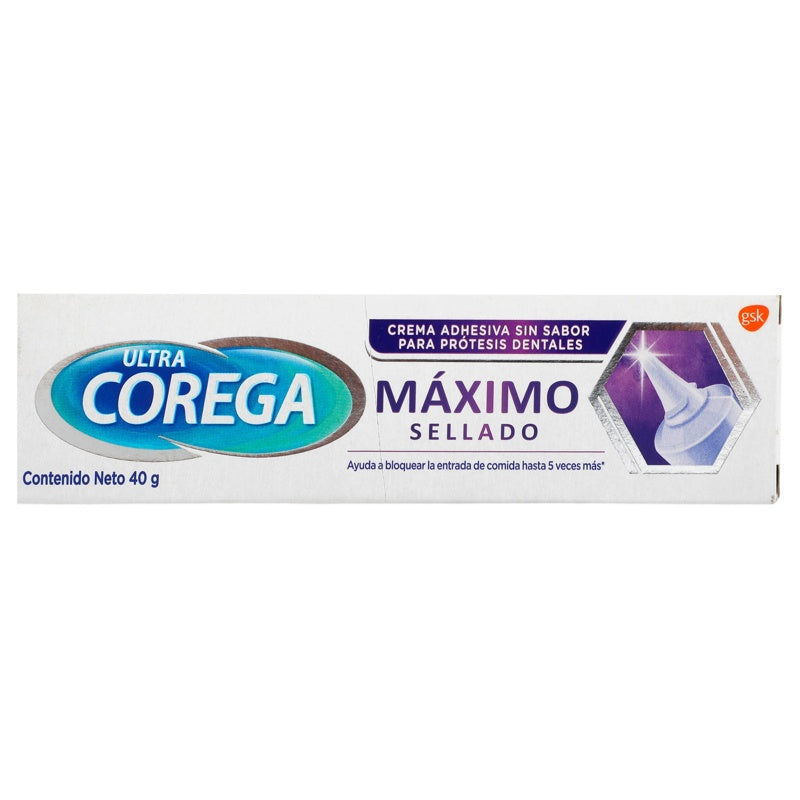 Adhesivo Corega Ultra Max Sella 40 G