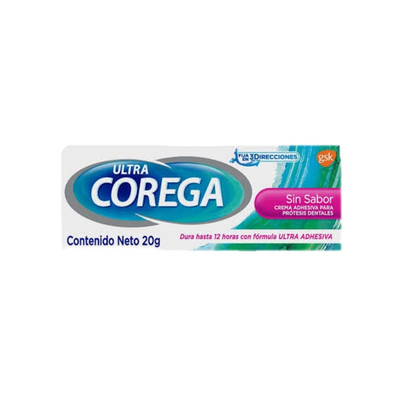 Adhesivo Corega Ultra Sin Sabor 2Og