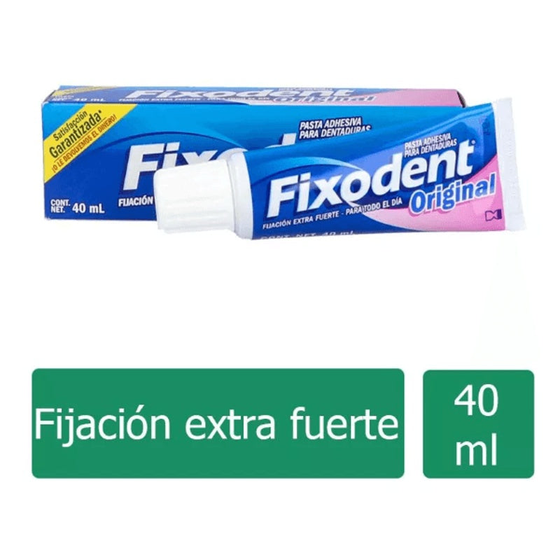 Adhesivo Dental Fixodent Original 40 Ml