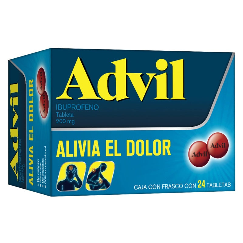 Advil 200 Mg Con 24 Grageas
