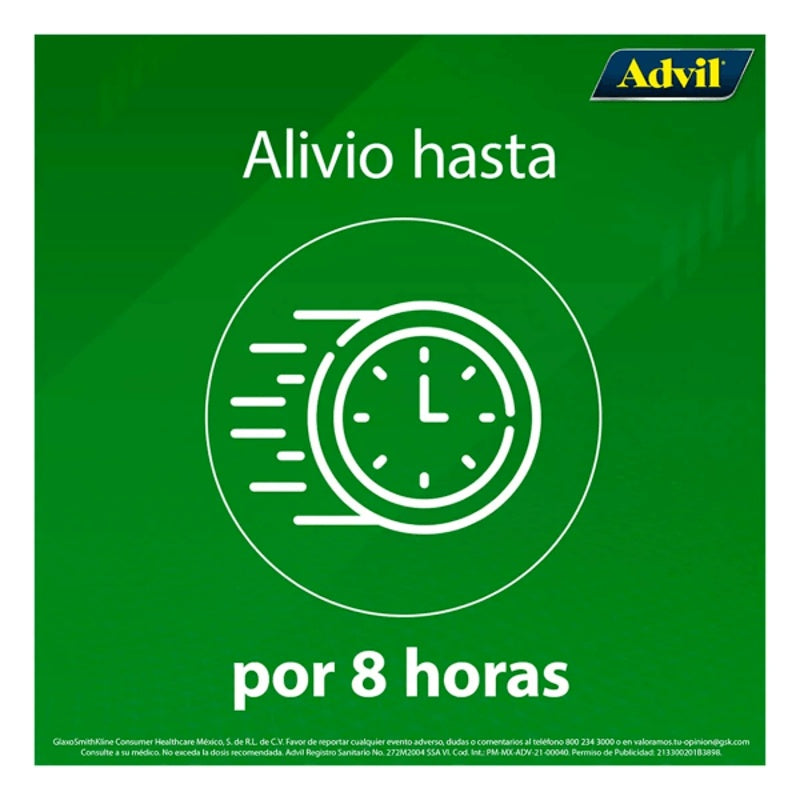 Advil Fast Gel 200 Mg Con 20 Capsulas