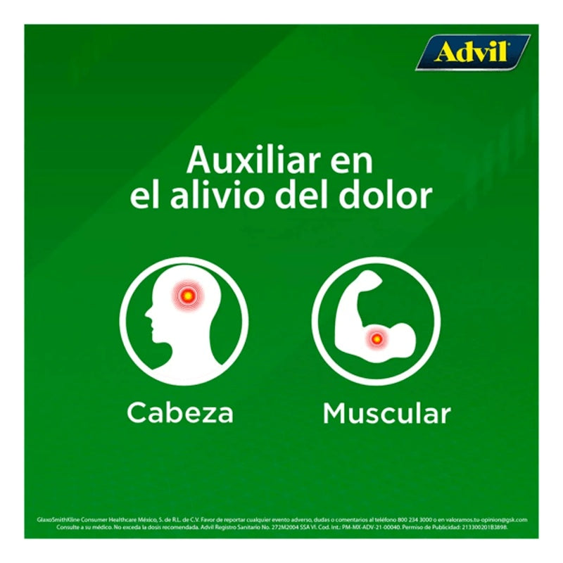 Advil Fast Gel 200 Mg Con 20 Capsulas