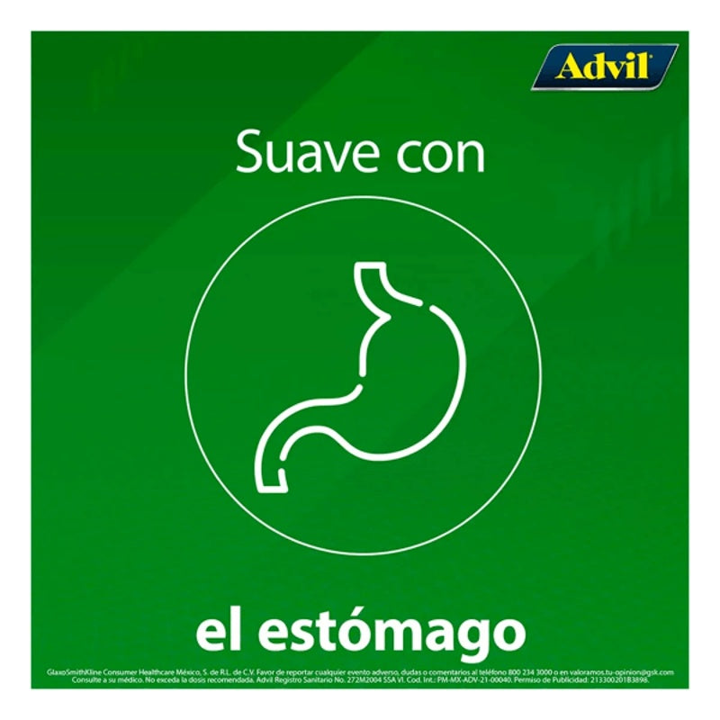 Advil Fast Gel 200 Mg Con 20 Capsulas