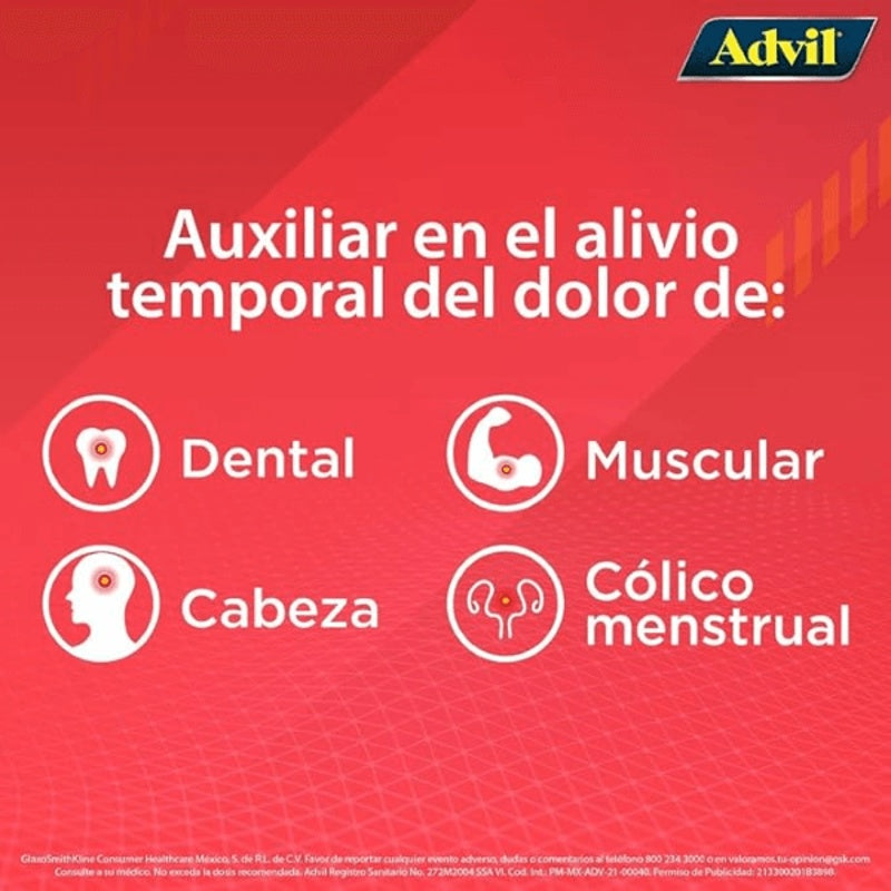 Advil Max 400 Mg Con 10 Capsulas