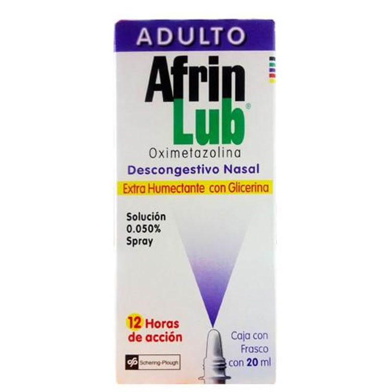 Afrin Lubricante Adulto 0.05% 20 Ml Solución Nasal Spray