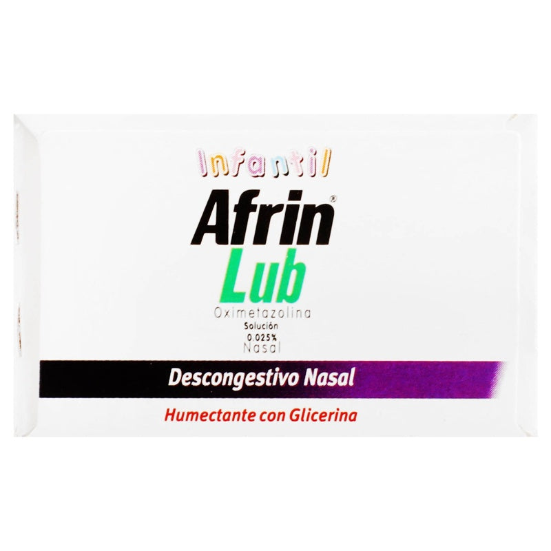 Afrin Lubricante Infantil 0.25% 20 Ml Solución Nasal Spray 7501050661201 perfil 5