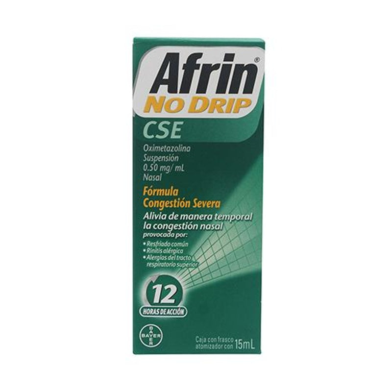 Afrin No Drip Congestion Severa 0.05% 15 Ml Solución Spray