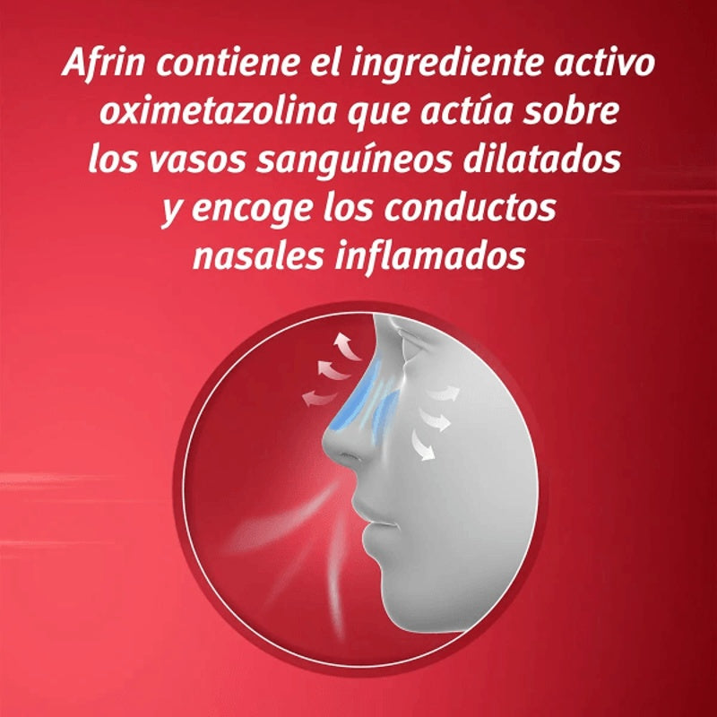 Afrin No Drip Extra Humectante 0.05% 15 Ml Solución Spray