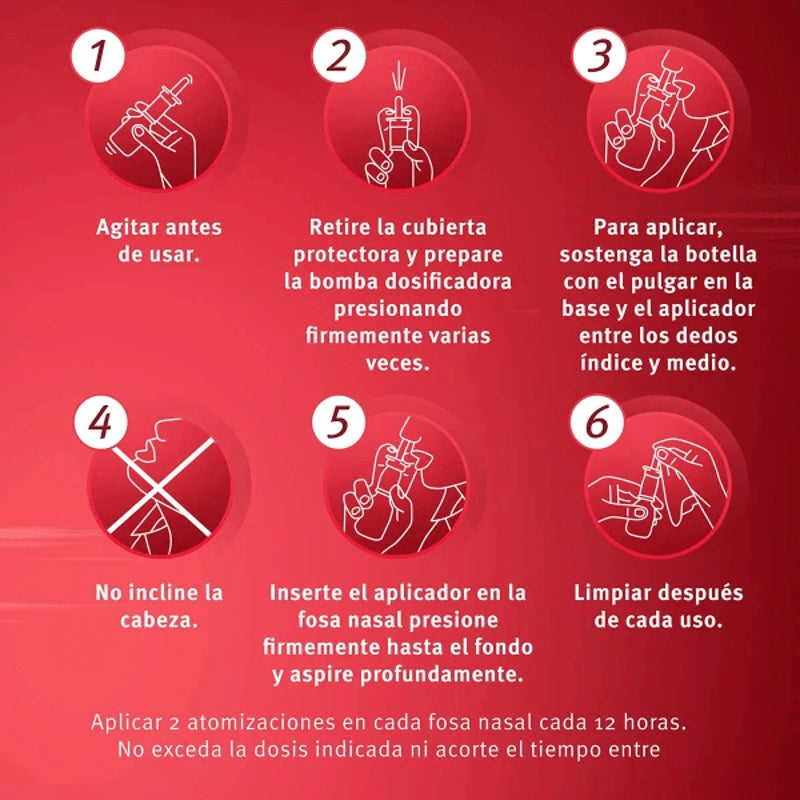 Afrin No Drip Extra Humectante 0.05% 15 Ml Solución Spray