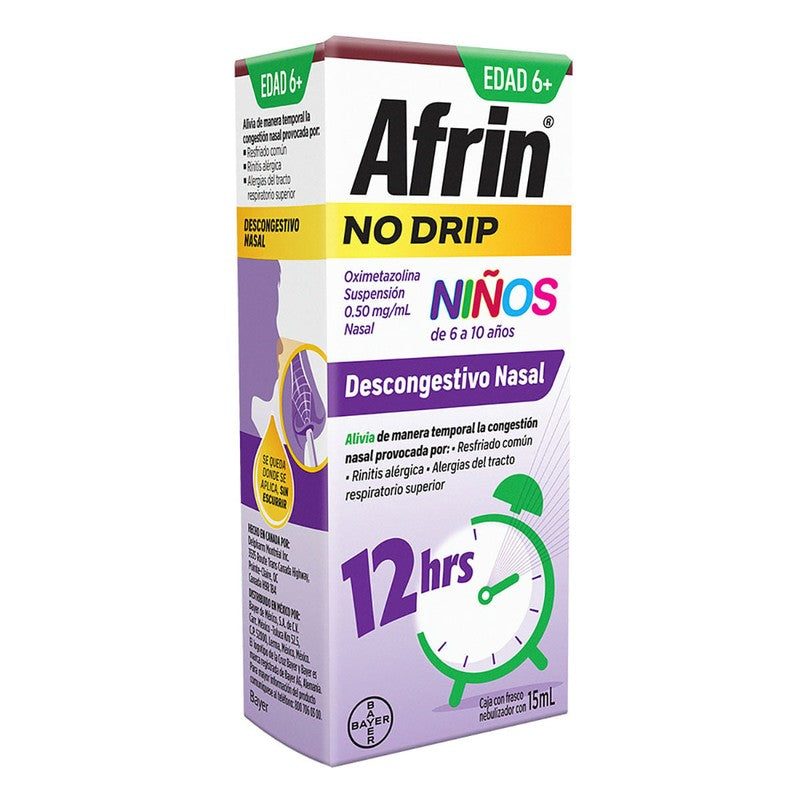 Afrin No Drip Pediátrico 1 Ml Solución 7501008499795 10