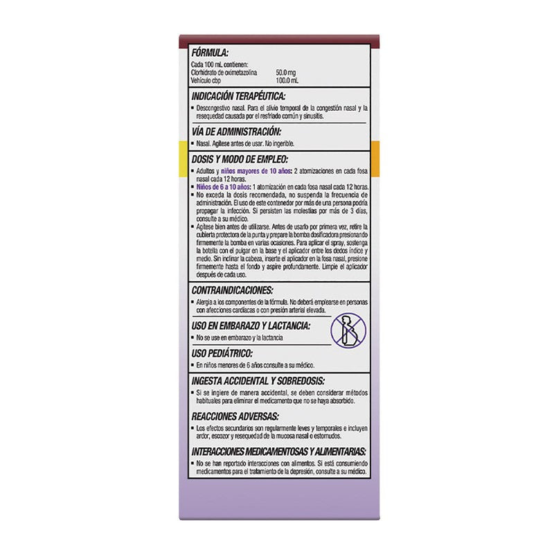 Afrin No Drip Pediátrico 1 Ml Solución 7501008499795 5