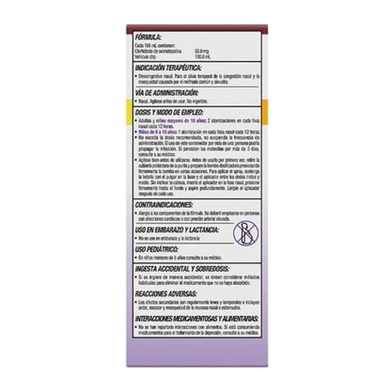 Afrin No Drip Pediátrico 1 Ml Solución 7501008499795 8