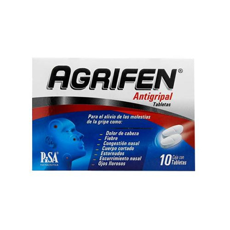 Agrifen 500 / 25 / 5 / 4 Mg Con 10 Tabletas