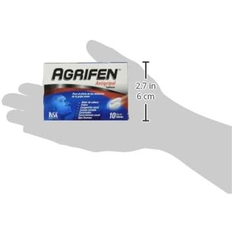 Agrifen 500 / 25 / 5 / 4 Mg Con 10 Tabletas
