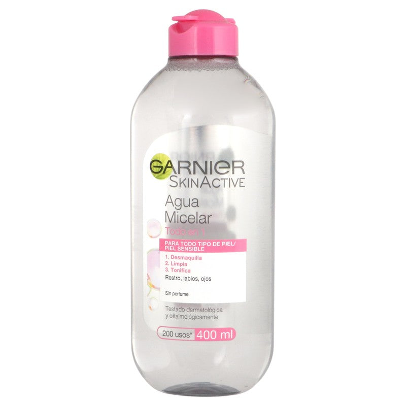Agua Micelar Garnier Skin Active 400 Ml 555 7509552455557