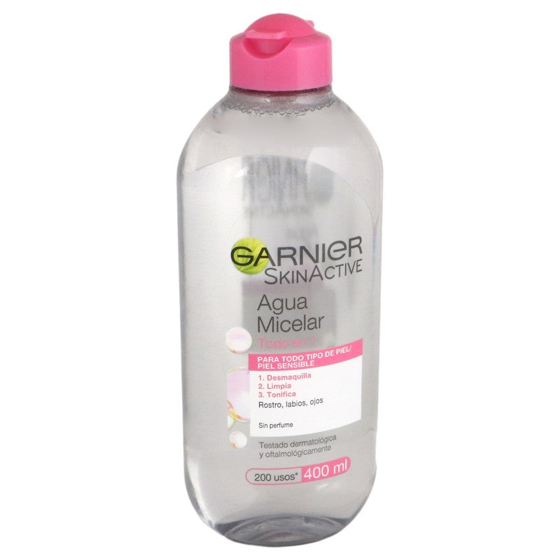 Agua Micelar Garnier Skin Active 400 Ml 555 7509552455557 2