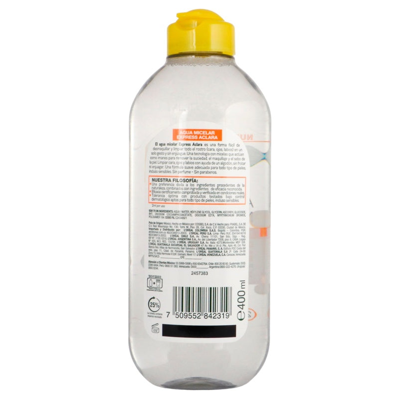 Agua Micelar Garnier Tono Unif 400 Ml