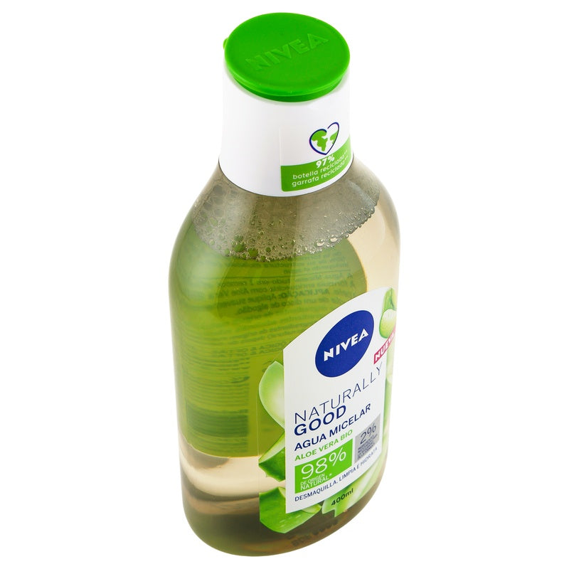 Agua Micelar Nivea Natura Aloe V 400 Ml 4005900768070