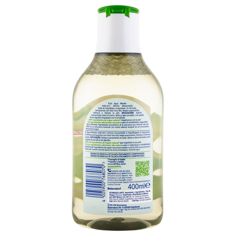 Agua Micelar Nivea Natura Aloe V 400 Ml 4005900768070 perfil 2